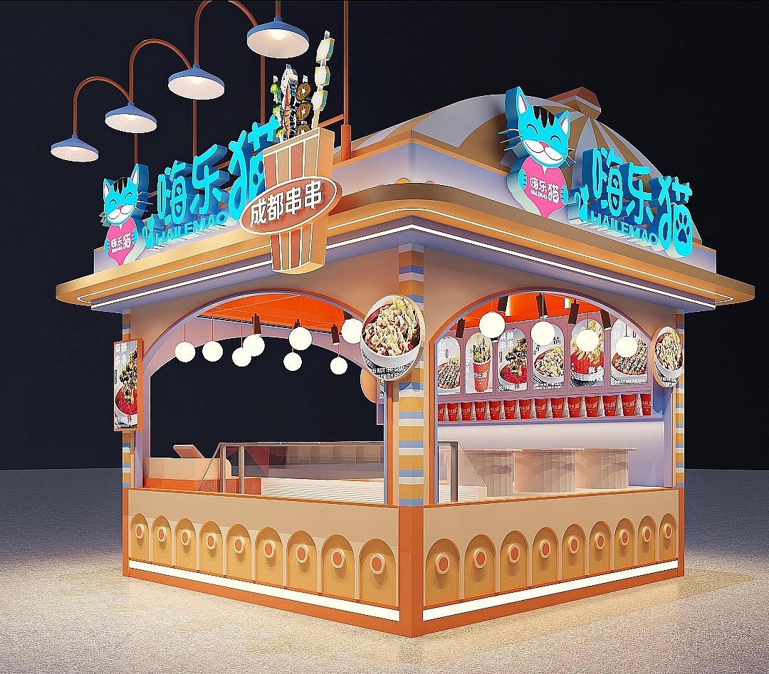嗨乐猫 串串（图ZMjQ5NjcxMTY0） - 酒店餐饮设计 - 站酷设计师惠君原创素材 - 站酷ZCOOL