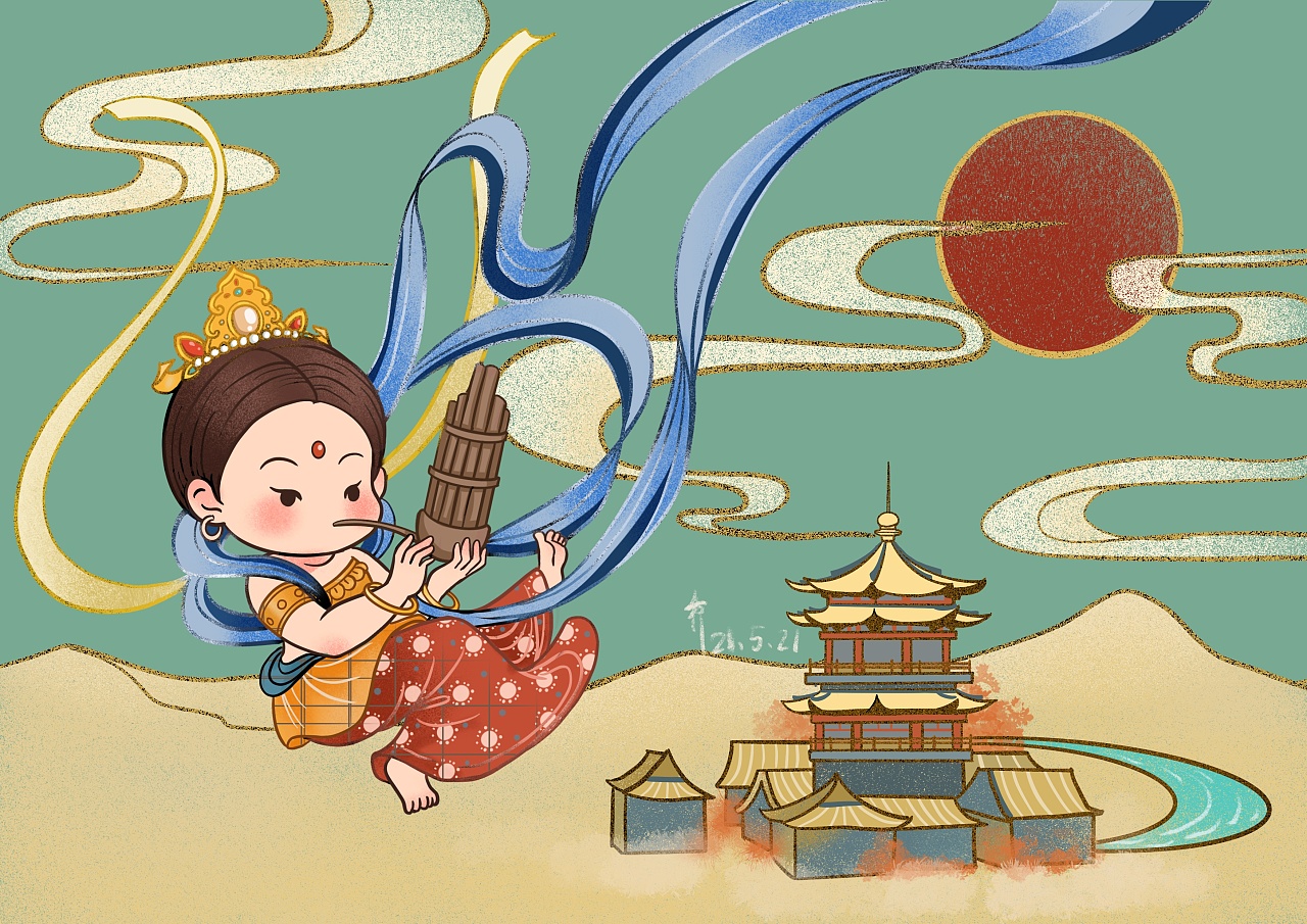 q飞天|插画|儿童插画|乔48121 - 原创作品 - 站酷 (zcool)