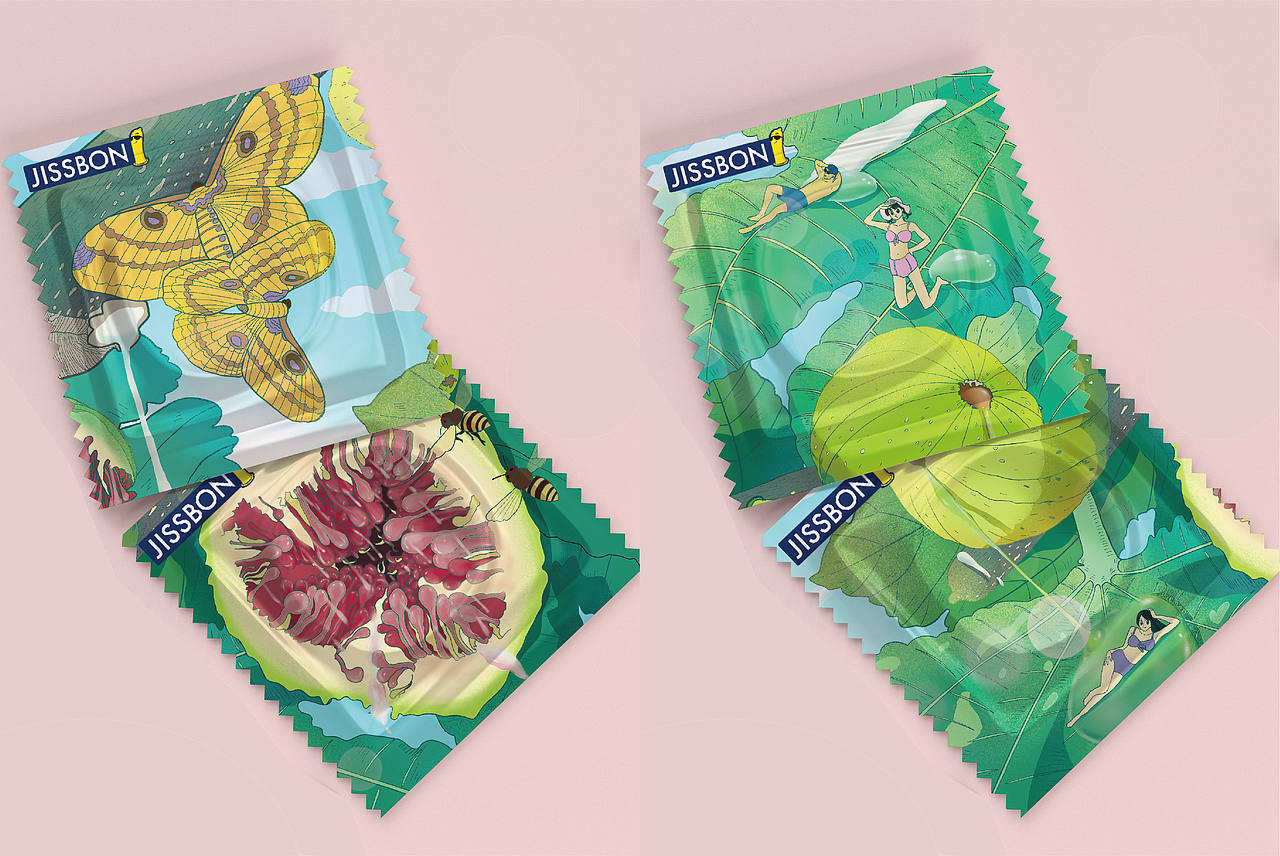 蜜汁无花果（图ZMjQ5NDU2NDEy） - 包装 - 站酷设计师画病充饥原创素材 - 站酷ZCOOL