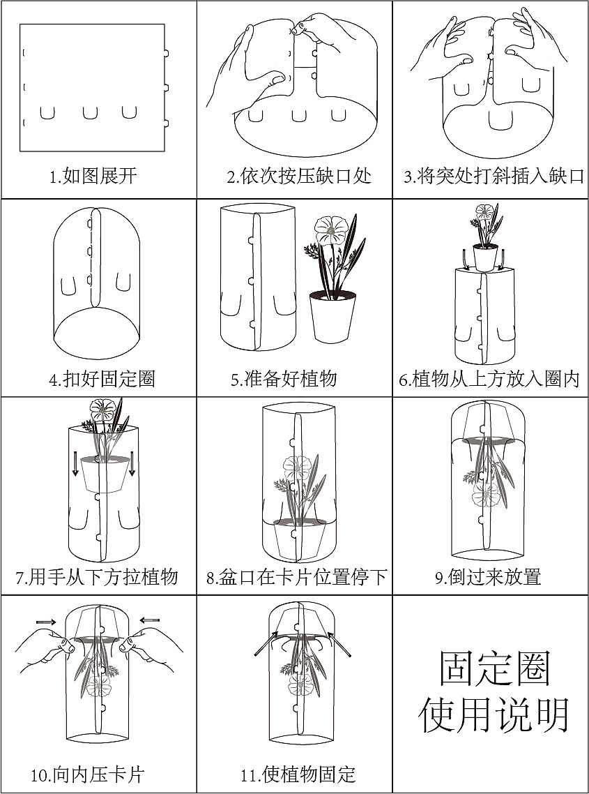 鲜花绿植发货包装的操作流程图解