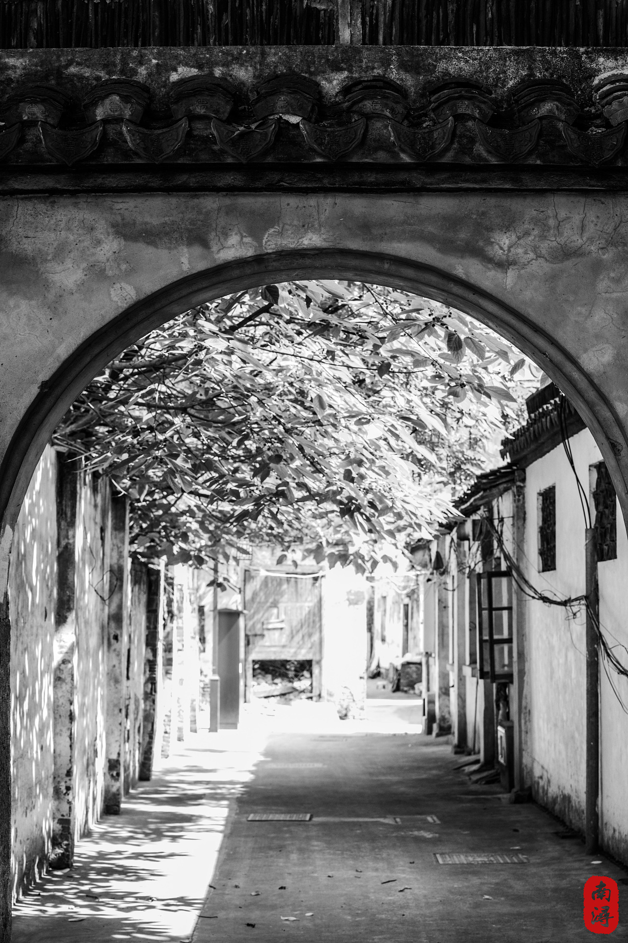 家乡美,黑白影调