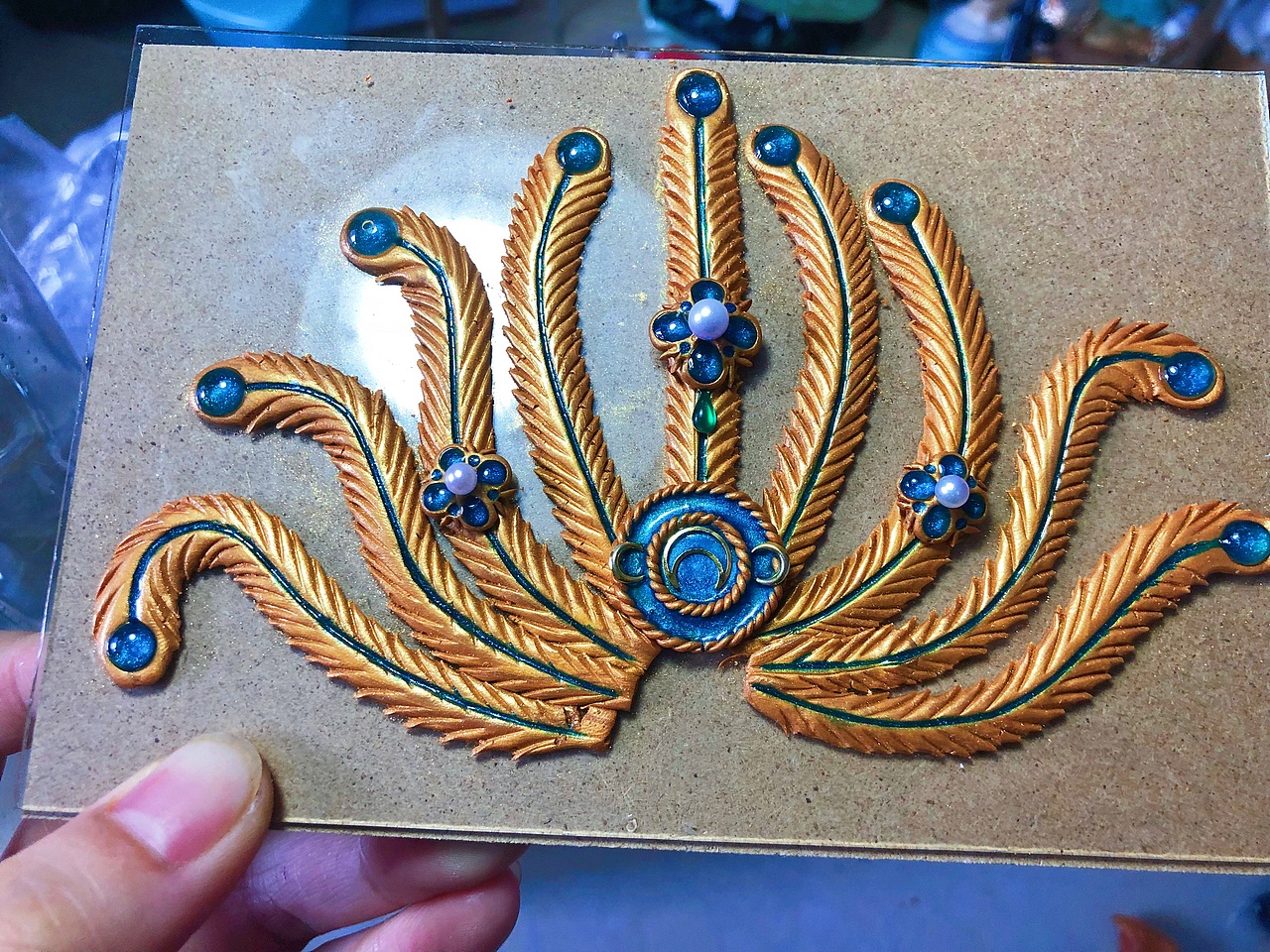 软陶制作凤凰一只