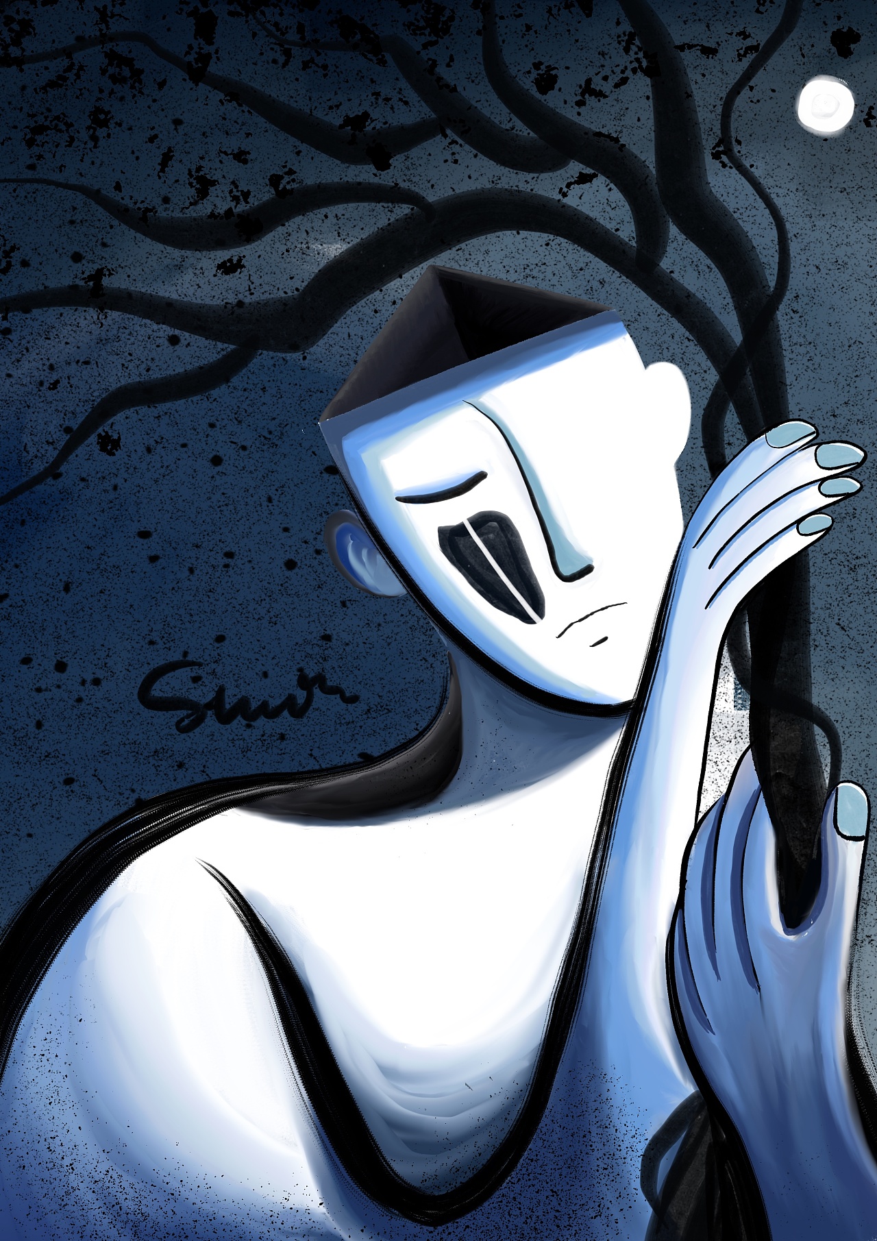 孤独患者系列插画