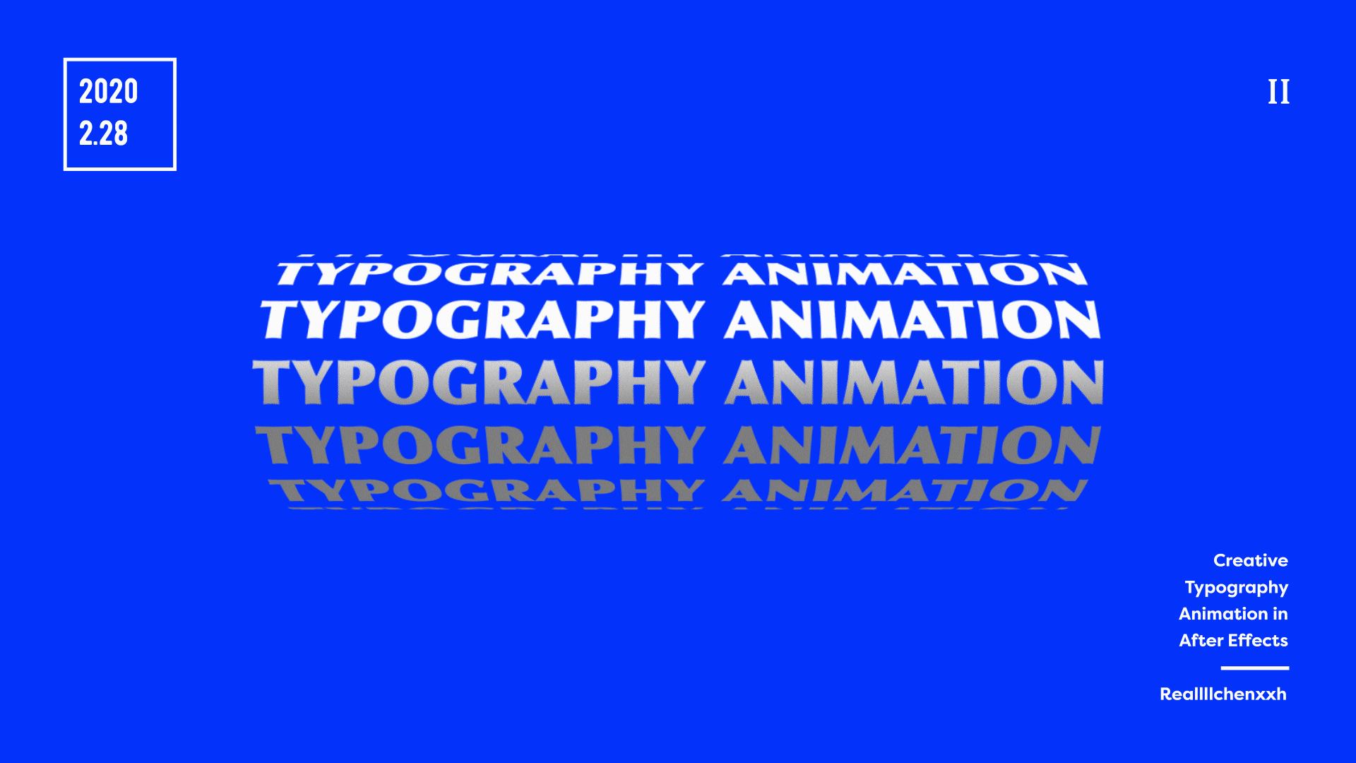 动态字体 Typography Animation（图ZMTk3NTY5NTQ4） - 字体/字形 - 站酷设计师reallllchenxxh原创素材 - 站酷ZCOOL