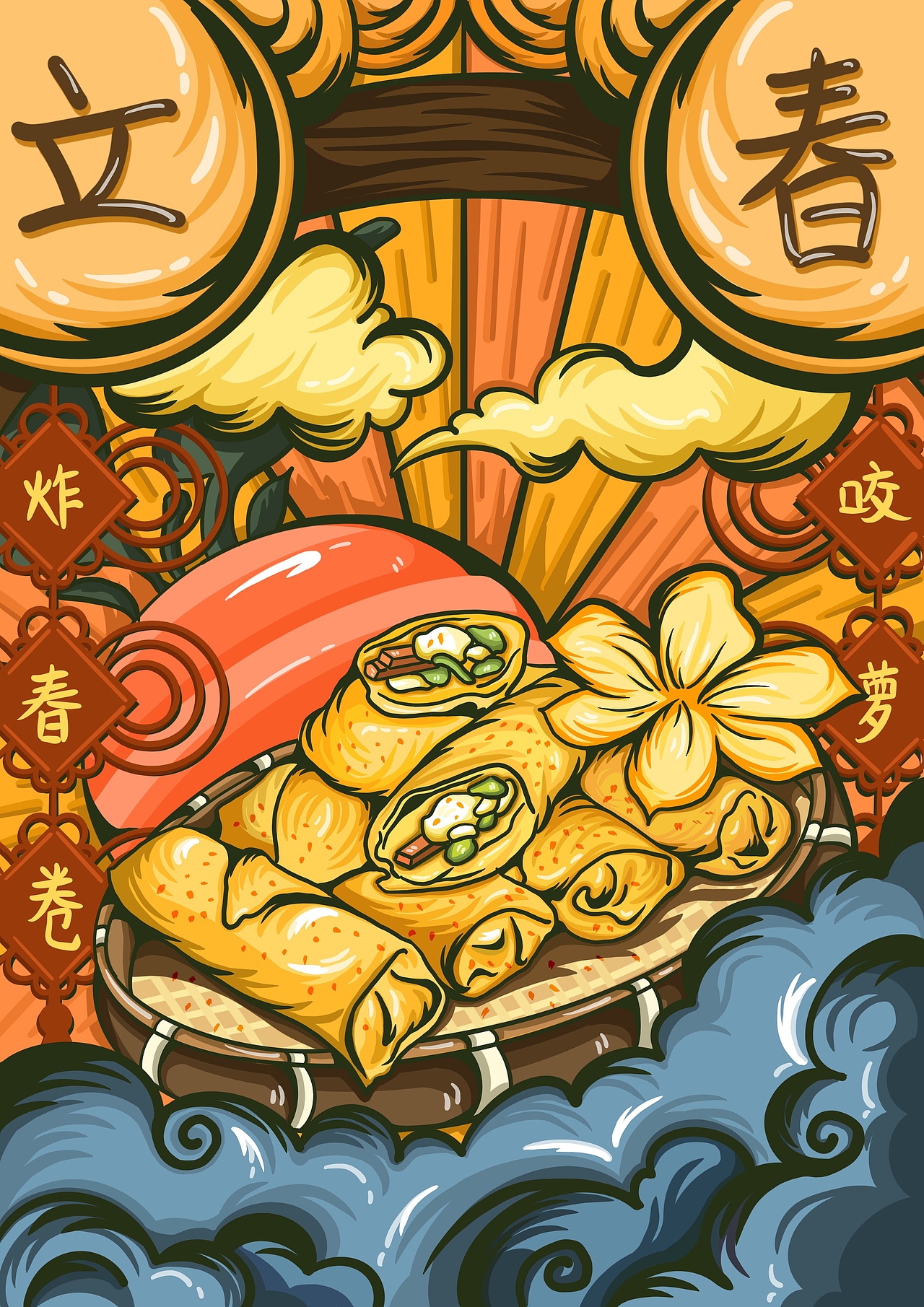 国潮之二十四节气-春季传统美食