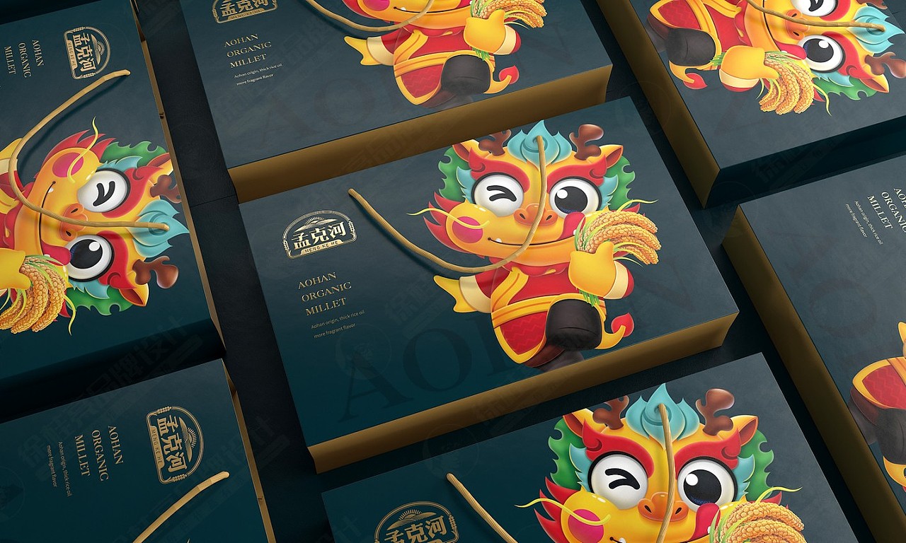 孟克河敖汉小米——徐桂亮品牌设计!