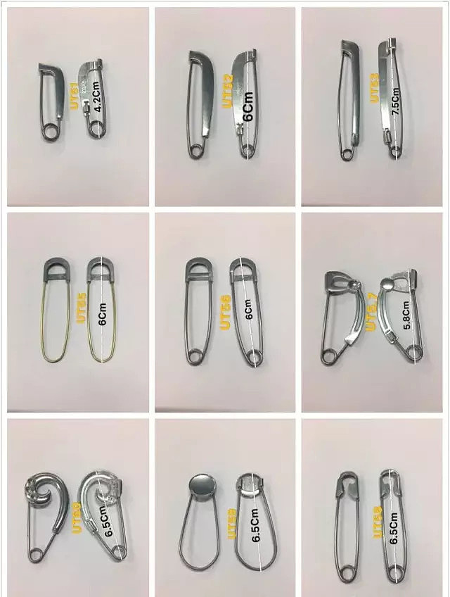 时尚百搭吊坠服装配饰配件帽徽合金领饰衣领夹衣领链