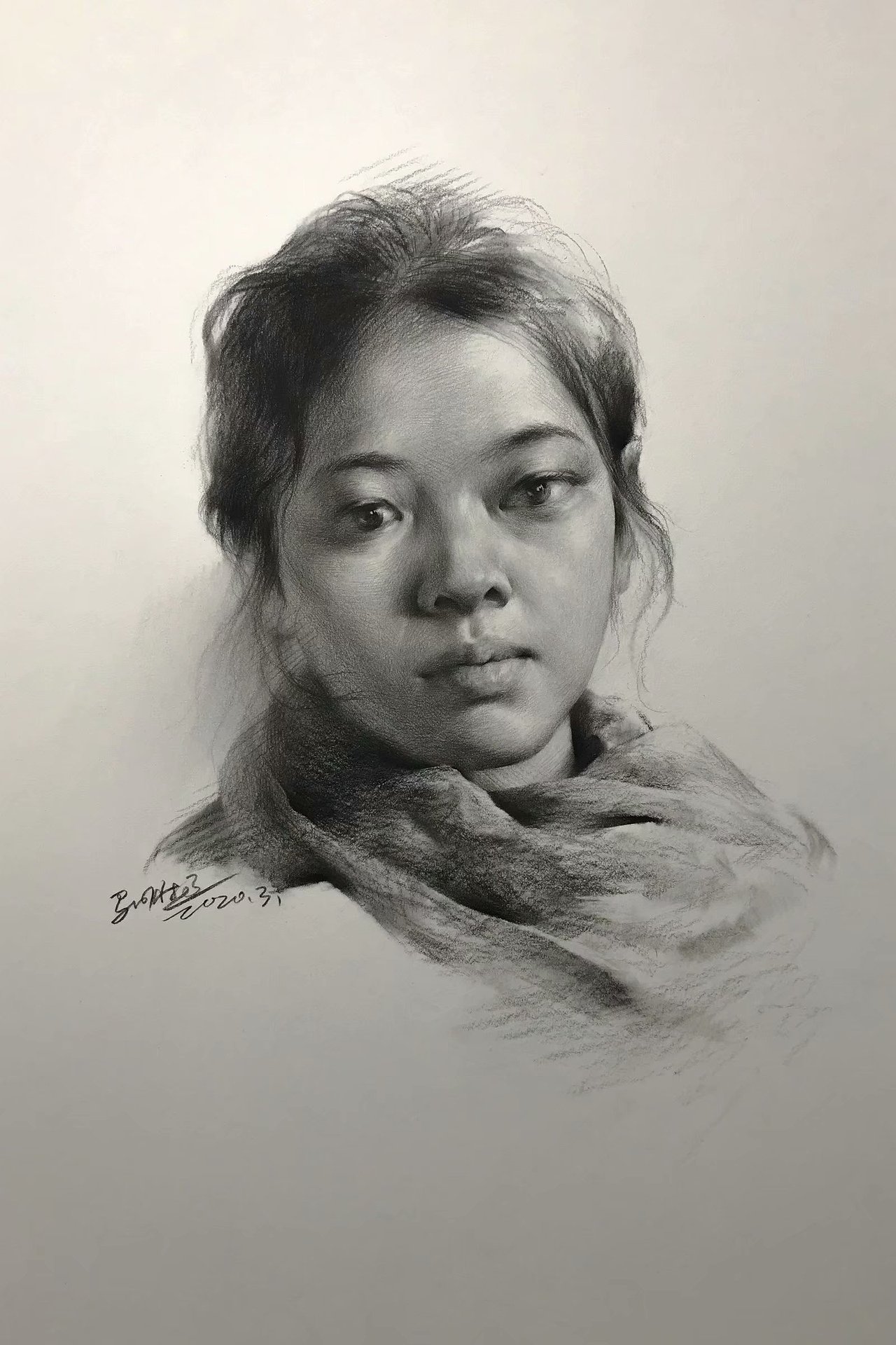 贵阳鲁轩美术马明扬素描作品