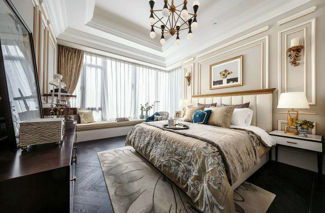 大连新房装修-桃源里159㎡新古典