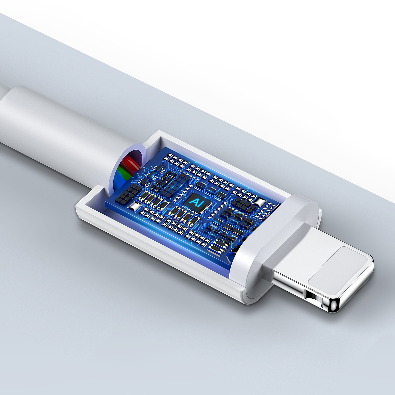 数据线渲染合成详情页制作