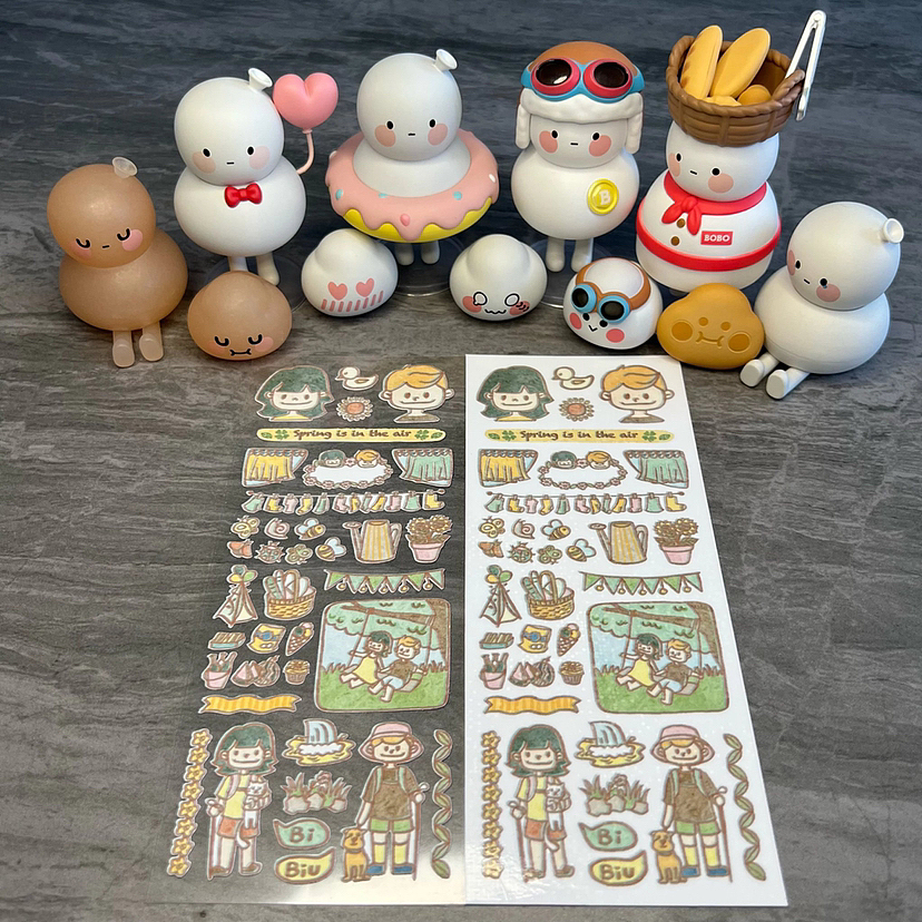 实拍图｜Bi-Biu恋爱史全系列无滤镜实物！（图ZMzE1ODkwMTg0） - 艺术插画 - 站酷设计师ForFun福販商店原创素材 - 站酷ZCOOL