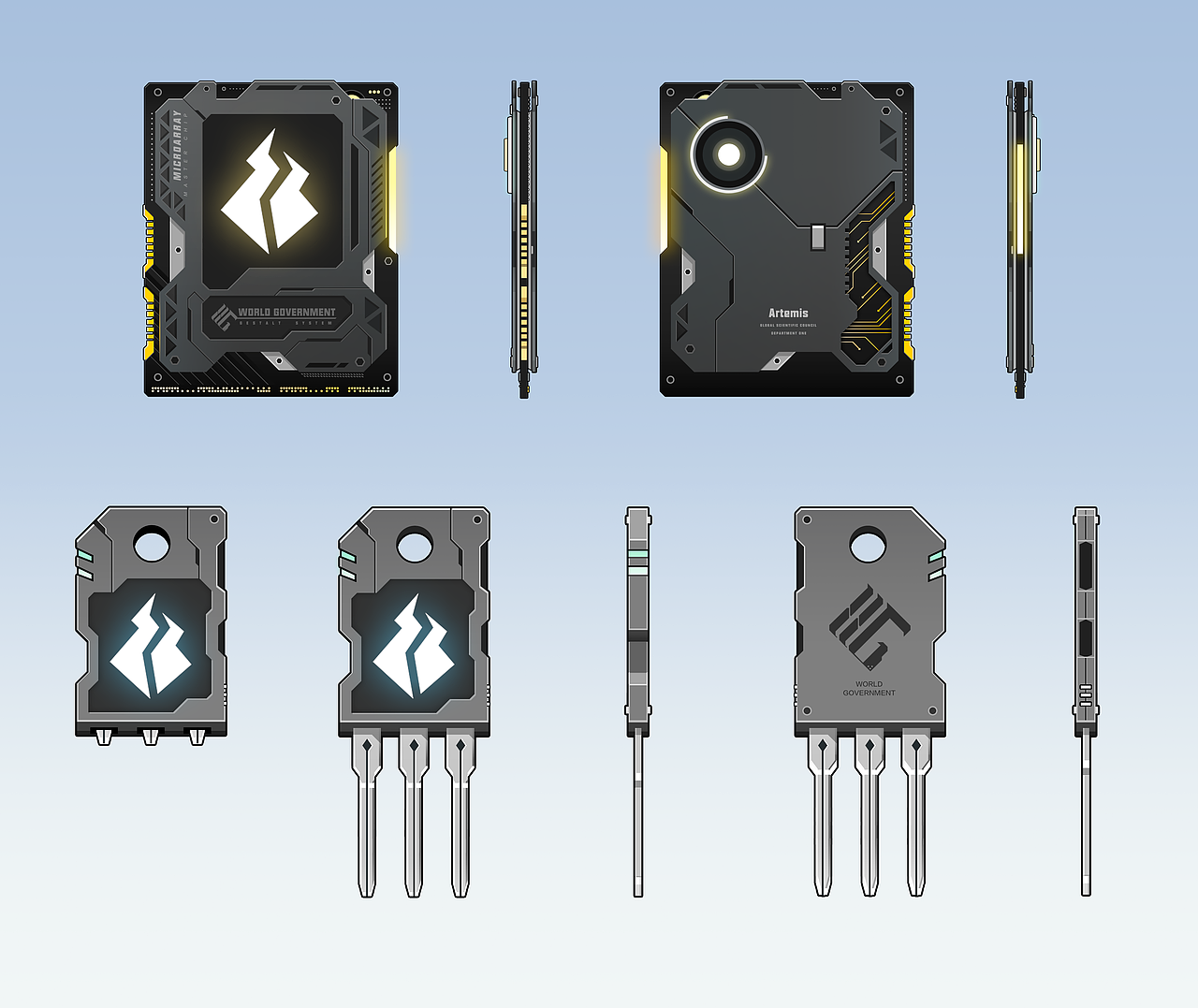 首次尝试三视图设计,给3D建模用《狩猎玩法》