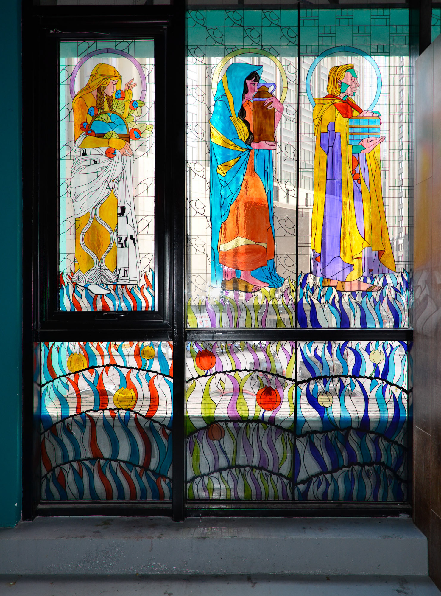 教堂玻璃画 - 堆糖，美图壁纸兴趣社区