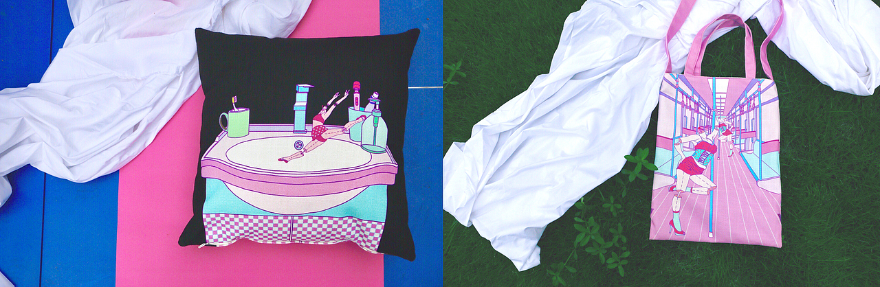 「她的幻想—文化动物」插画作品（图ZMjQxMDA2OTc2） - 概念设定 - 站酷设计师七宙大圣原创素材 - 站酷ZCOOL