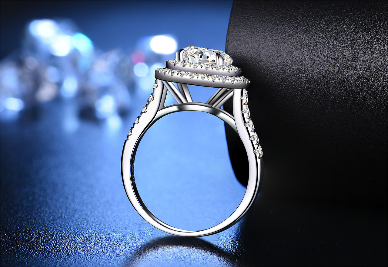 珠宝摄影——莫桑戒指（图ZMTI0NzkzMTI0） - 产品摄影 - 站酷设计师摄影师夏林原创素材 - 站酷ZCOOL