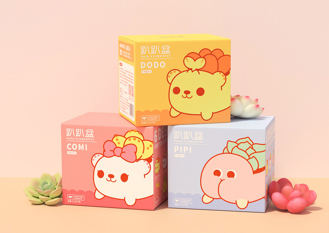 萌芽熊趴趴盆（图ZMjEwMjA2MDA4） - 玩具 - 站酷设计师东明MING原创素材 - 站酷ZCOOL