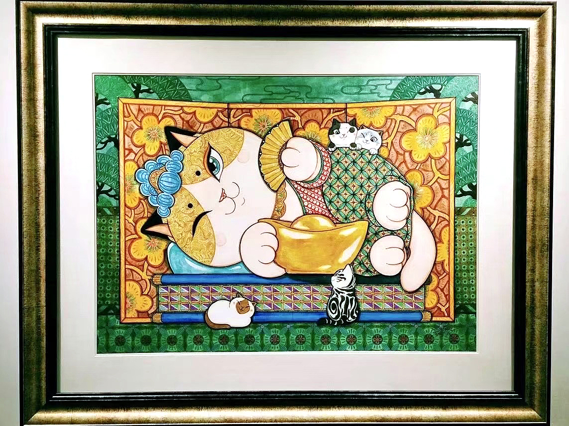 艺术作品 猫之神系列2015~2021(图ZMjg0ODk4Mjcy) - 艺术插画 - 站酷设计师isolan麦麦伟原创素材 - 站酷ZCOOL
