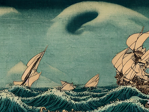 #AI創(chuàng)作實(shí)驗(yàn)室#海怪傳說（個(gè)人主頁-ZNjI3Mjk0OTY=） - AI作品 - 站酷設(shè)計(jì)師程相生原創(chuàng)素材 - 站酷ZCOOL