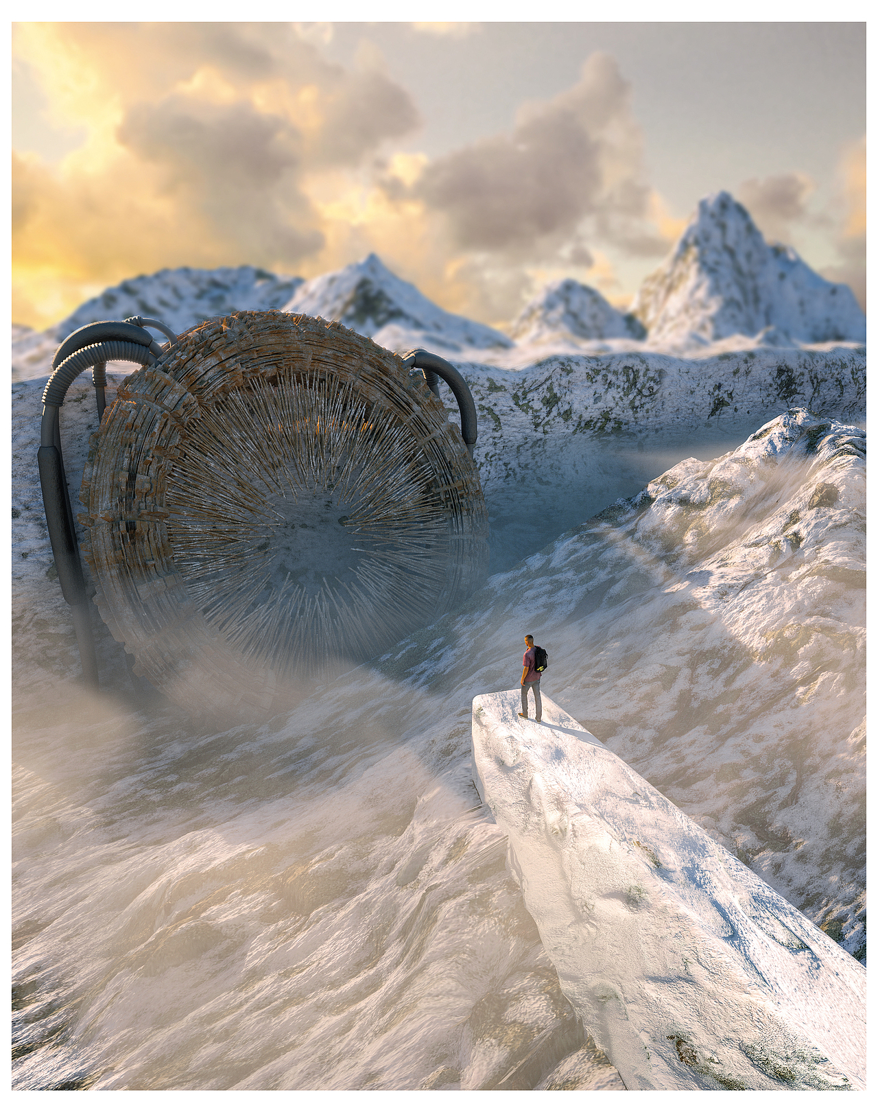 C4D/Octane Render-10月蜕变的开始（图ZMTM0NjMxMjk2） - 场景 - 站酷设计师夜Smile原创素材 - 站酷ZCOOL