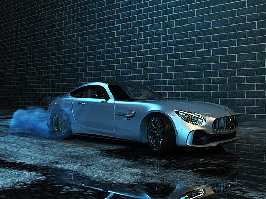 奔驰AMG GT R 渲染作品合集