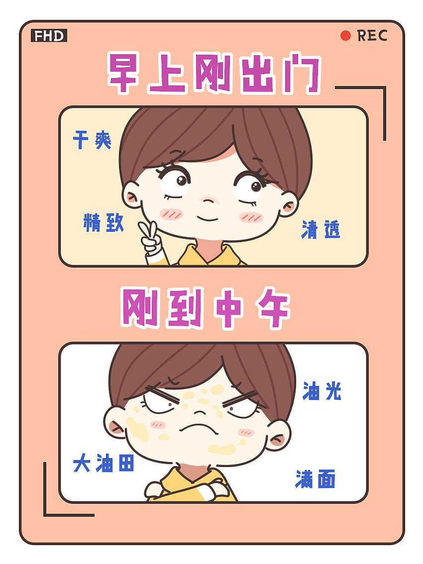 你脸上的油打哪来?