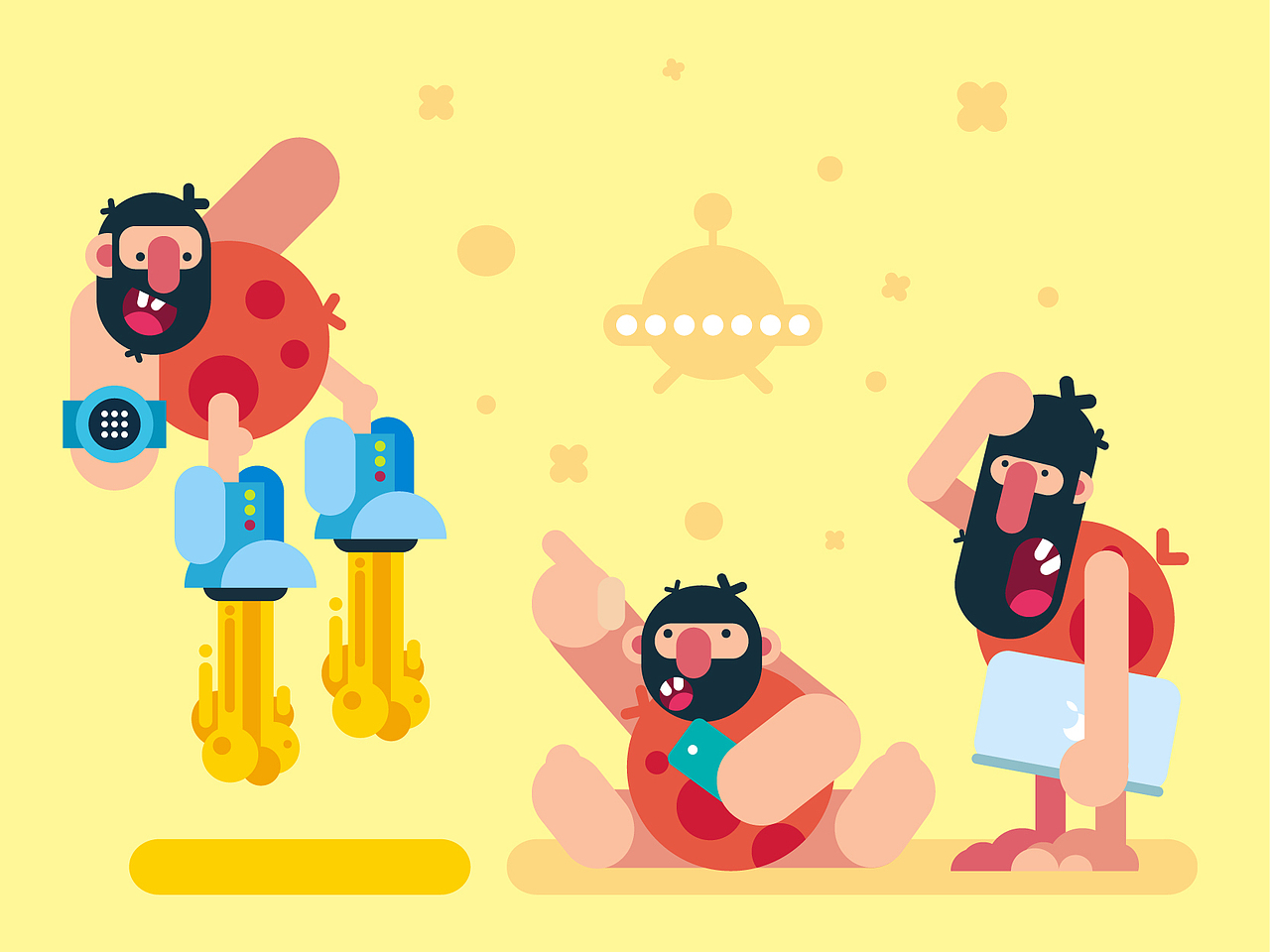 插画临摹-疯狂原始人（图ZOTY0MDA5MjQ=） - 创作习作 - 站酷设计师Dream823原创素材 - 站酷ZCOOL