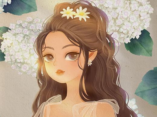 婚礼 头像插画