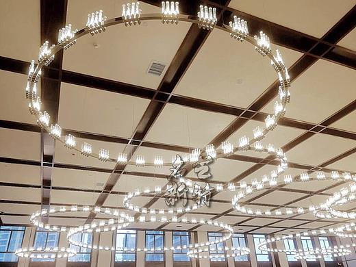 星级酒店宴会厅、餐厅工程吊灯定制