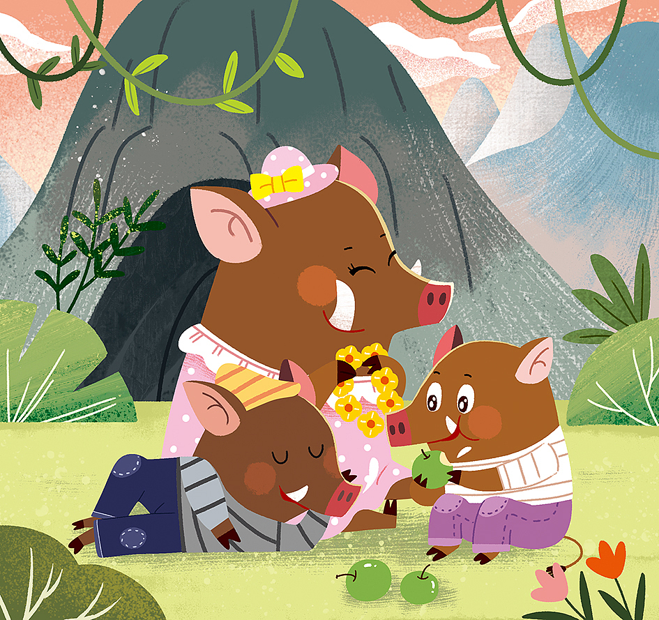 可愛兒插（圖ZMTUyMzE5Mzg4） - 兒童插畫 - 站酷設(shè)計師依依灬原創(chuàng)素材 - 站酷ZCOOL