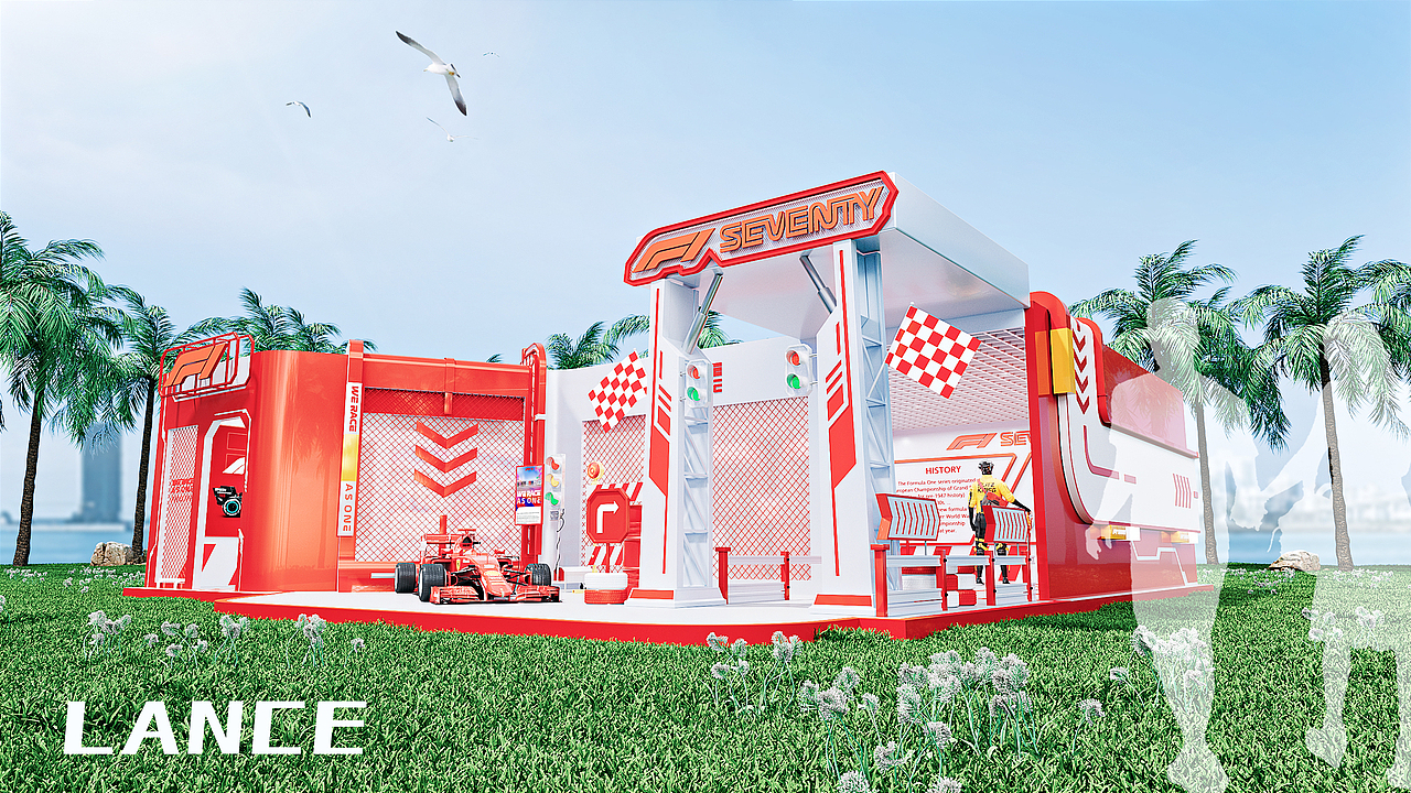 F1 快闪店-路演设计