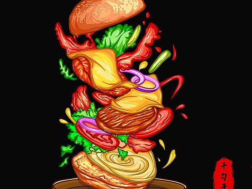 超级芝士大汉堡