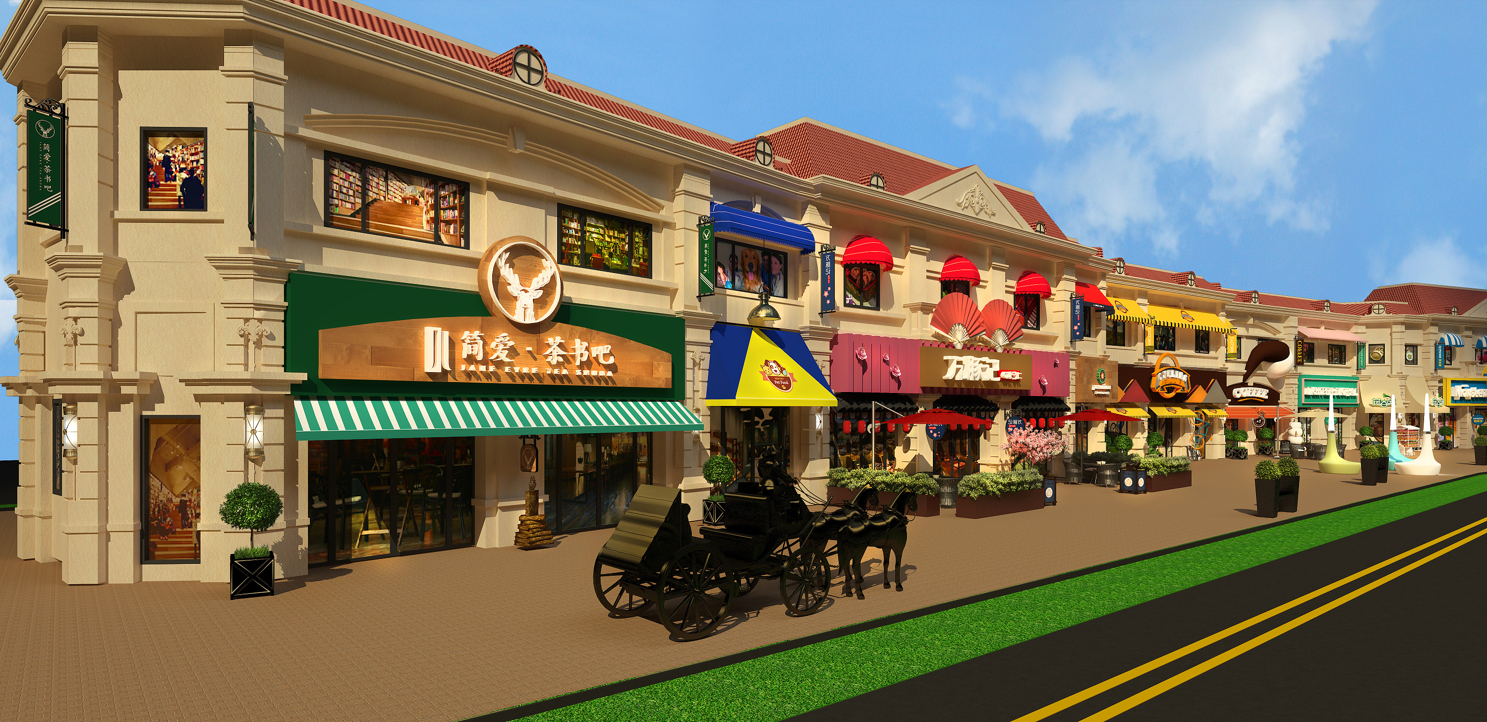 商业街|空间|展示设计 |狂奔的小野牛 - 原创作品 - 站酷 (zcool)