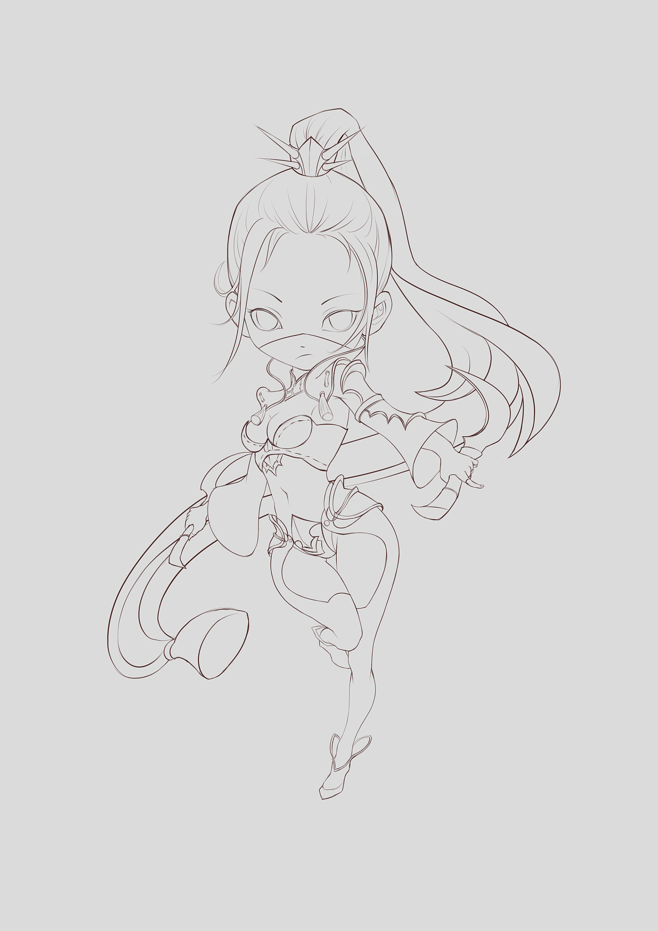 角色 原画 三视图