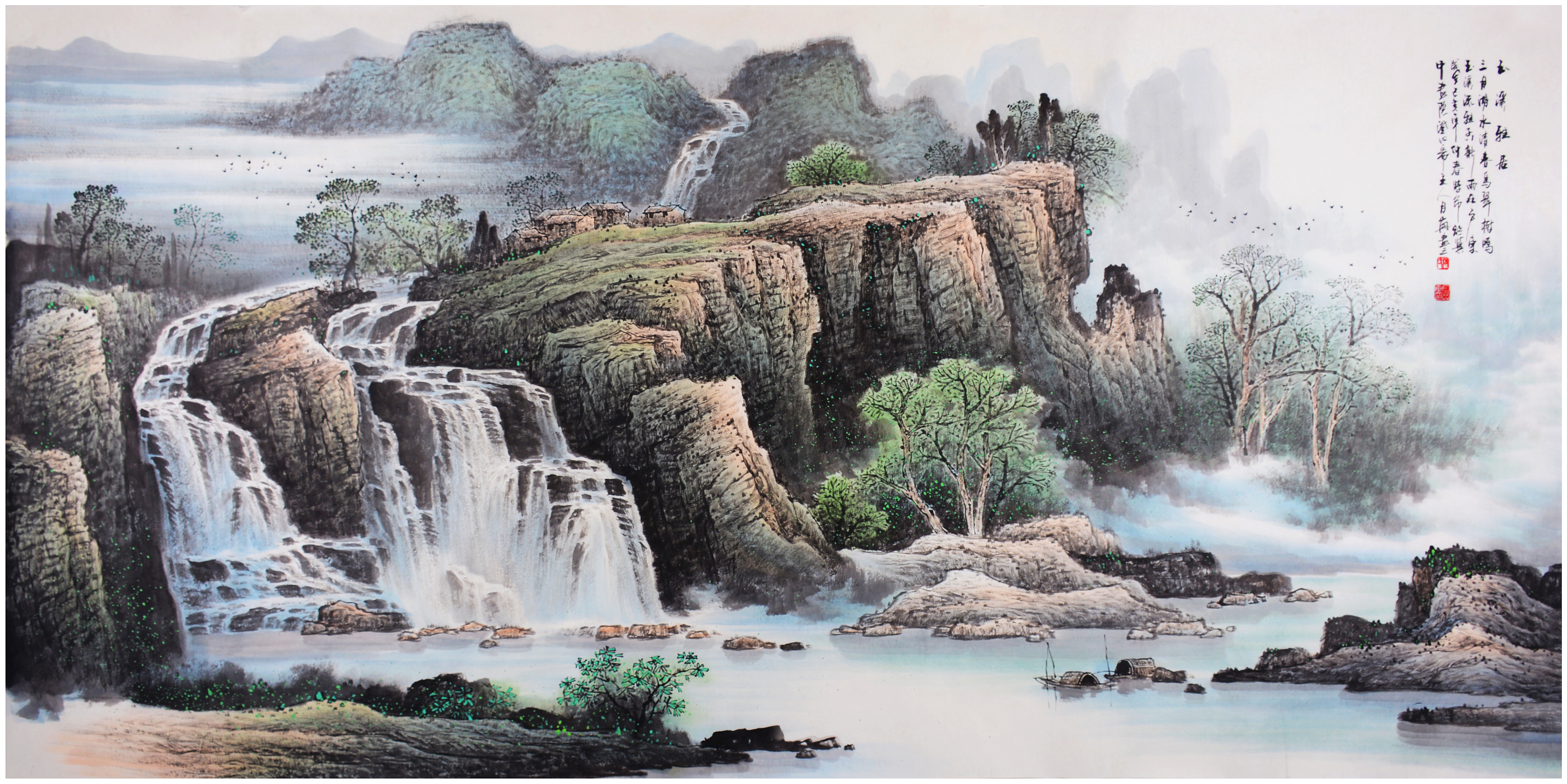 山水名家张月岗老师五一个展精品原创合集 展示