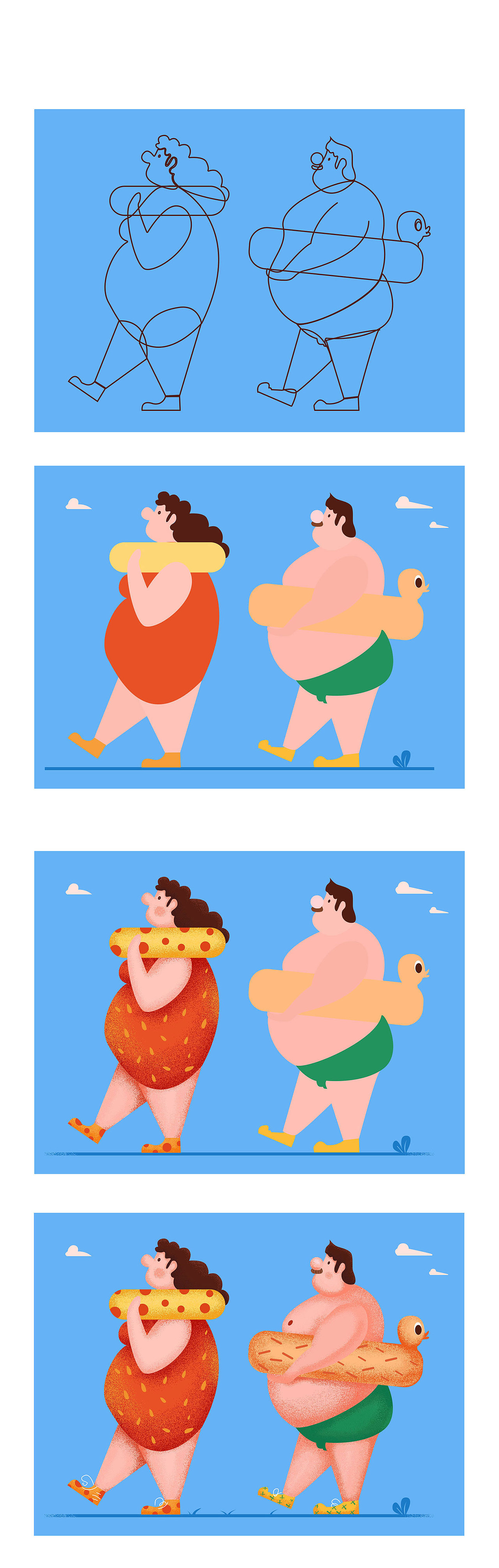 插画临摹练习（图ZMTYzMzUwOTMy） - 商业插画 - 站酷设计师情空的猫原创素材 - 站酷ZCOOL