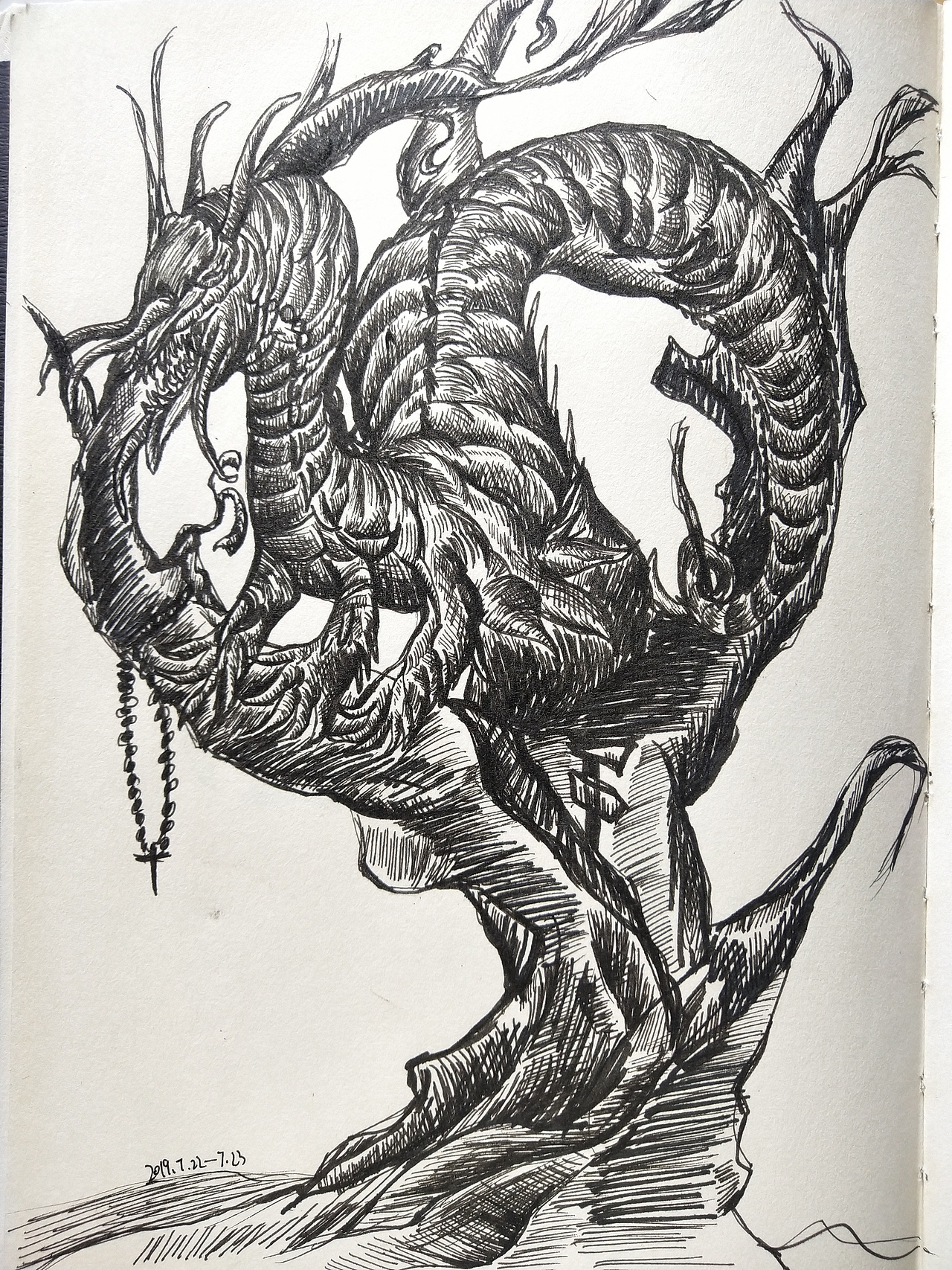 2019年钢笔画练习（图ZMTgzNDAxMzg4） - 新锐潮流插画 - 站酷设计师丁小厌原创素材 - 站酷ZCOOL