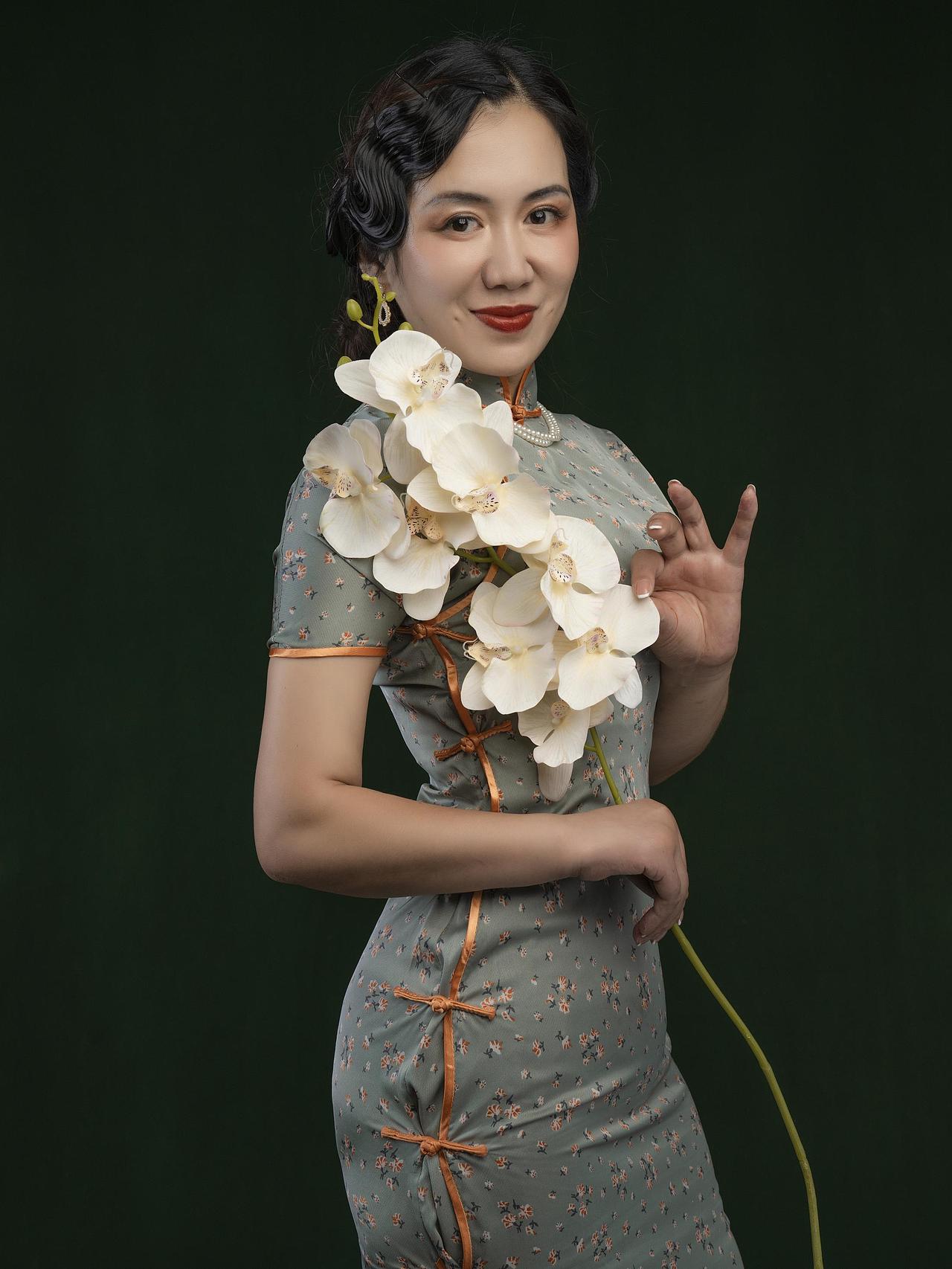 ikewenna国风新韵主题秀定妆照旗袍篇