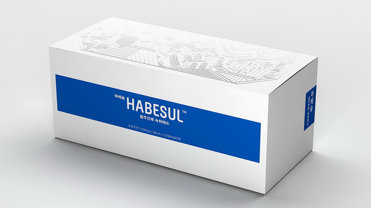如何让高科技变时尚?韩国解酒糖《韩贝舒》包装设计