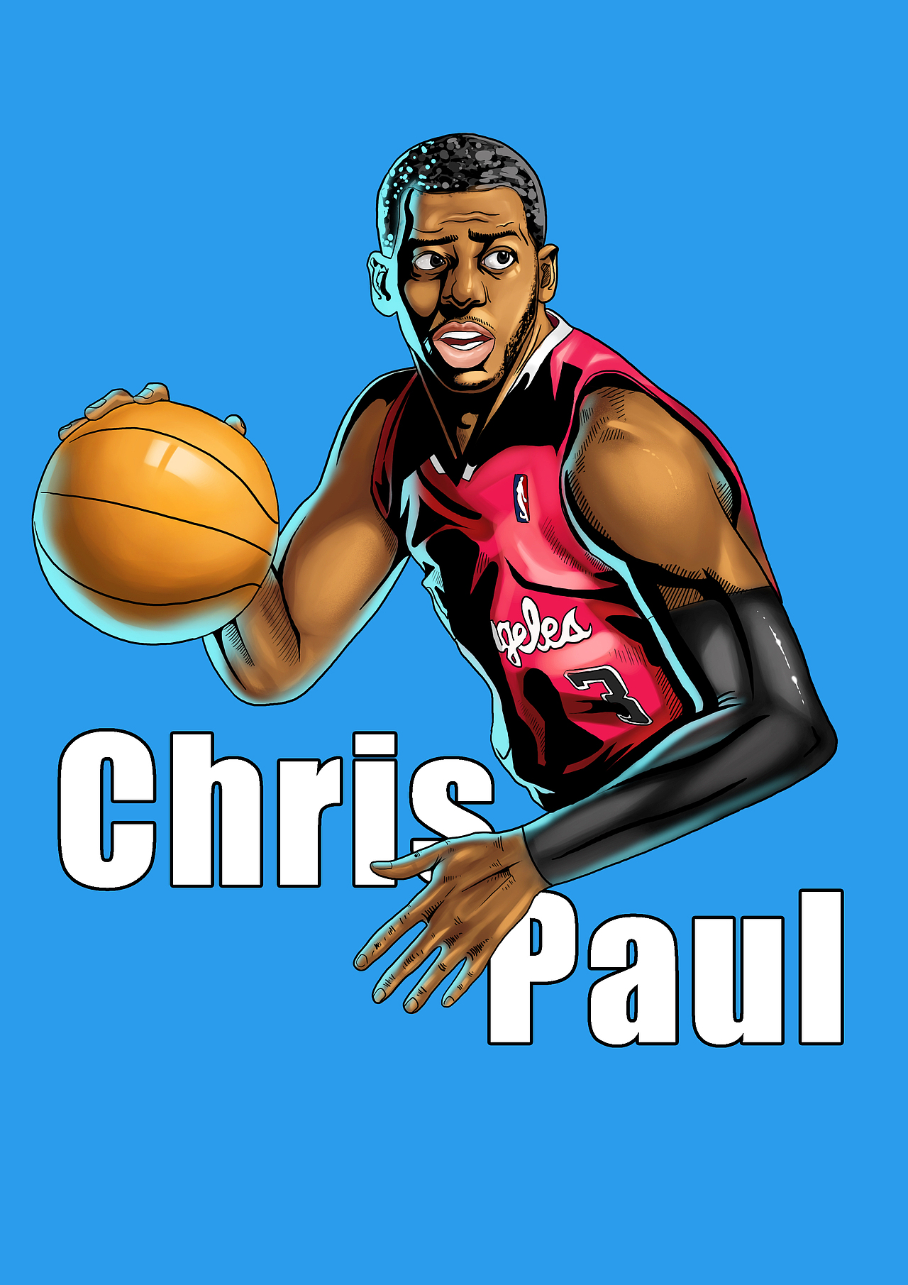 nba球星第二弹!|插画|商业插画|画画的杯杯1_原创作品-站酷zcool