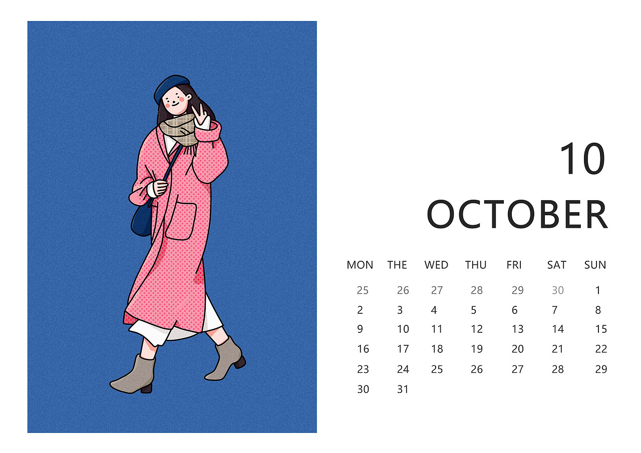 描邊風(fēng)格日歷（圖ZMjY4MzkyODk2） - 創(chuàng)作習(xí)作 - 站酷設(shè)計(jì)師會(huì)繪畫屋原創(chuàng)素材 - 站酷ZCOOL