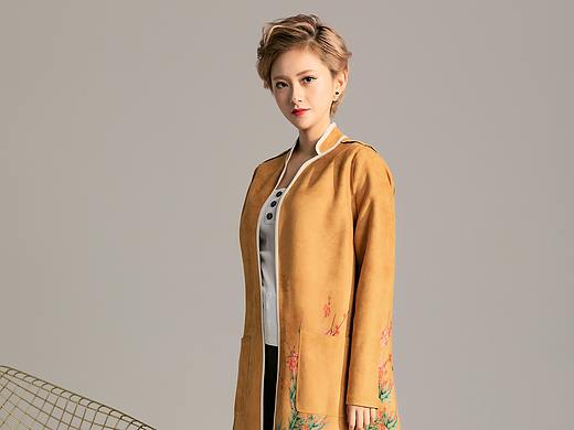 服装模特——女装风衣拍摄+精修