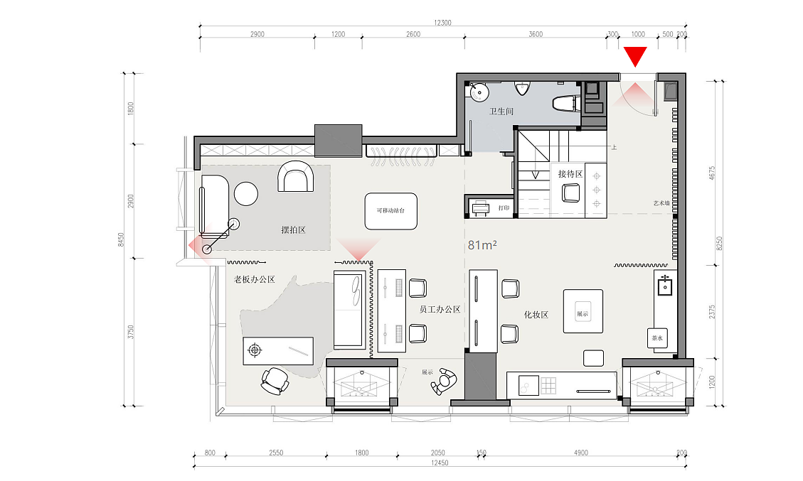 LOFT 服装设计工作室（图ZMjcyODEzNTI4） - 商业空间设计 - 站酷设计师小张D原创素材 - 站酷ZCOOL