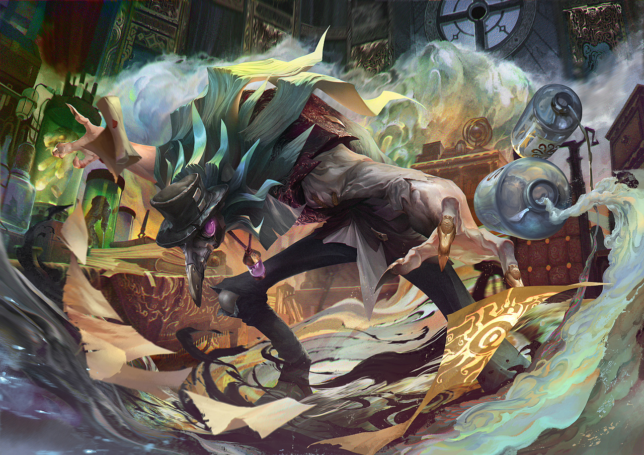 《第五人格》缪斯使者角色插画|插画|商业插画|画画的九代 - 原创作品