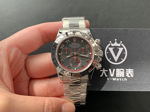 大v腕表 劳力士迪通拿改装红魔迪正品三件套腕表！