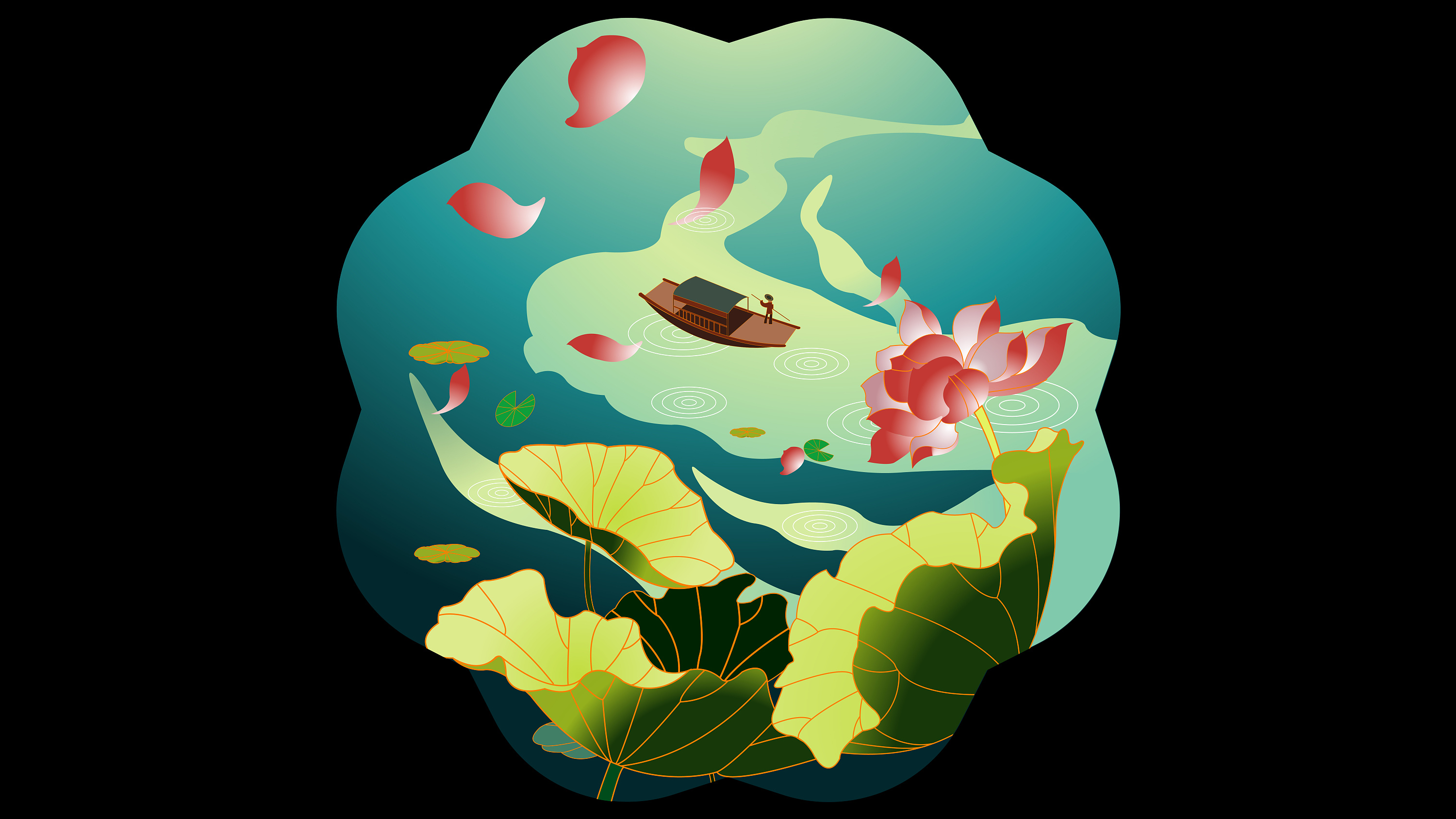 《姑苏古韵》-苏州各区旅游景点动态图形设计