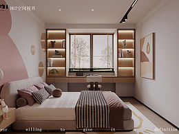 一眼就愛(ài)上的兒童房?現(xiàn)代風(fēng)效果圖?