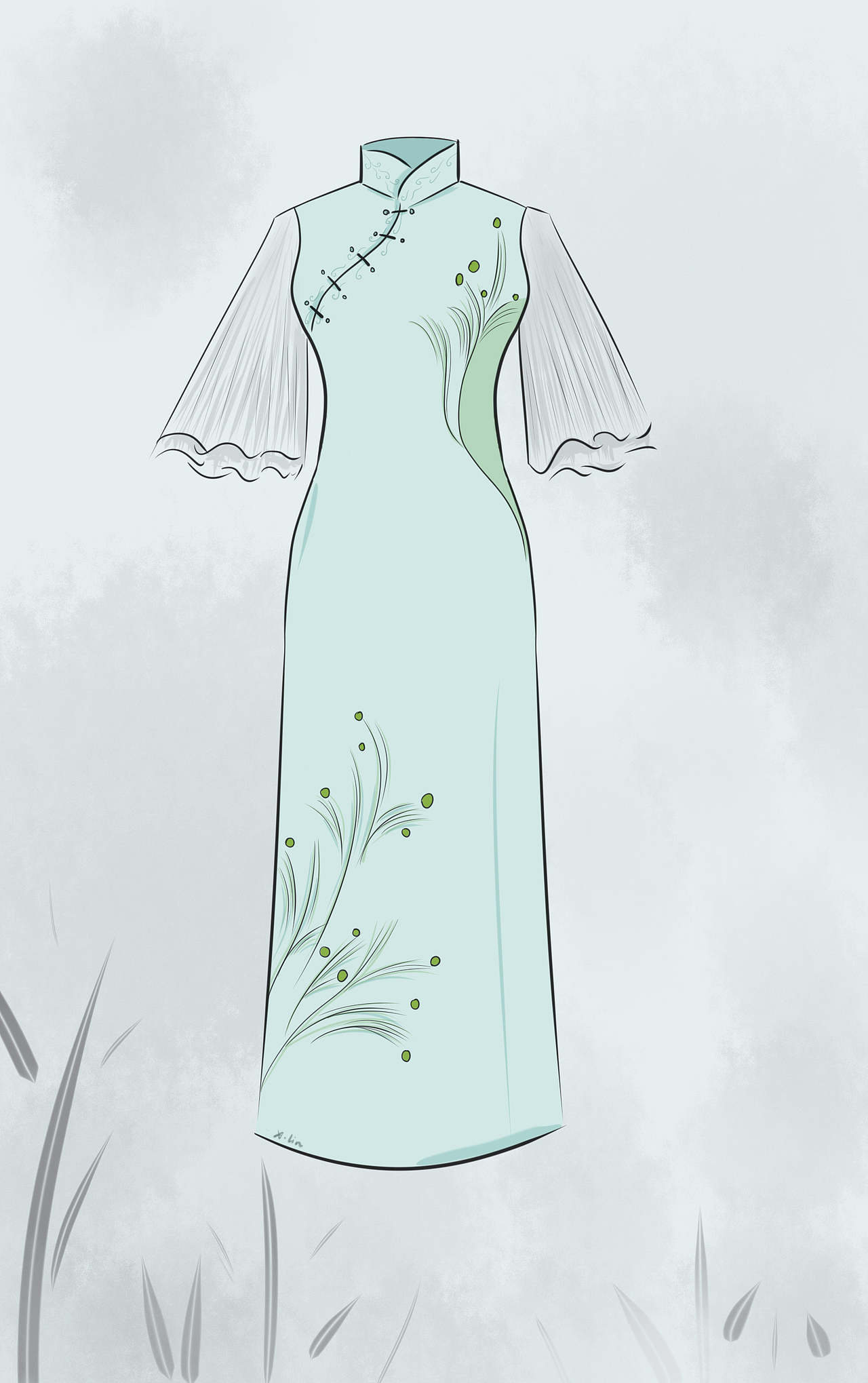 服装设计民国古风