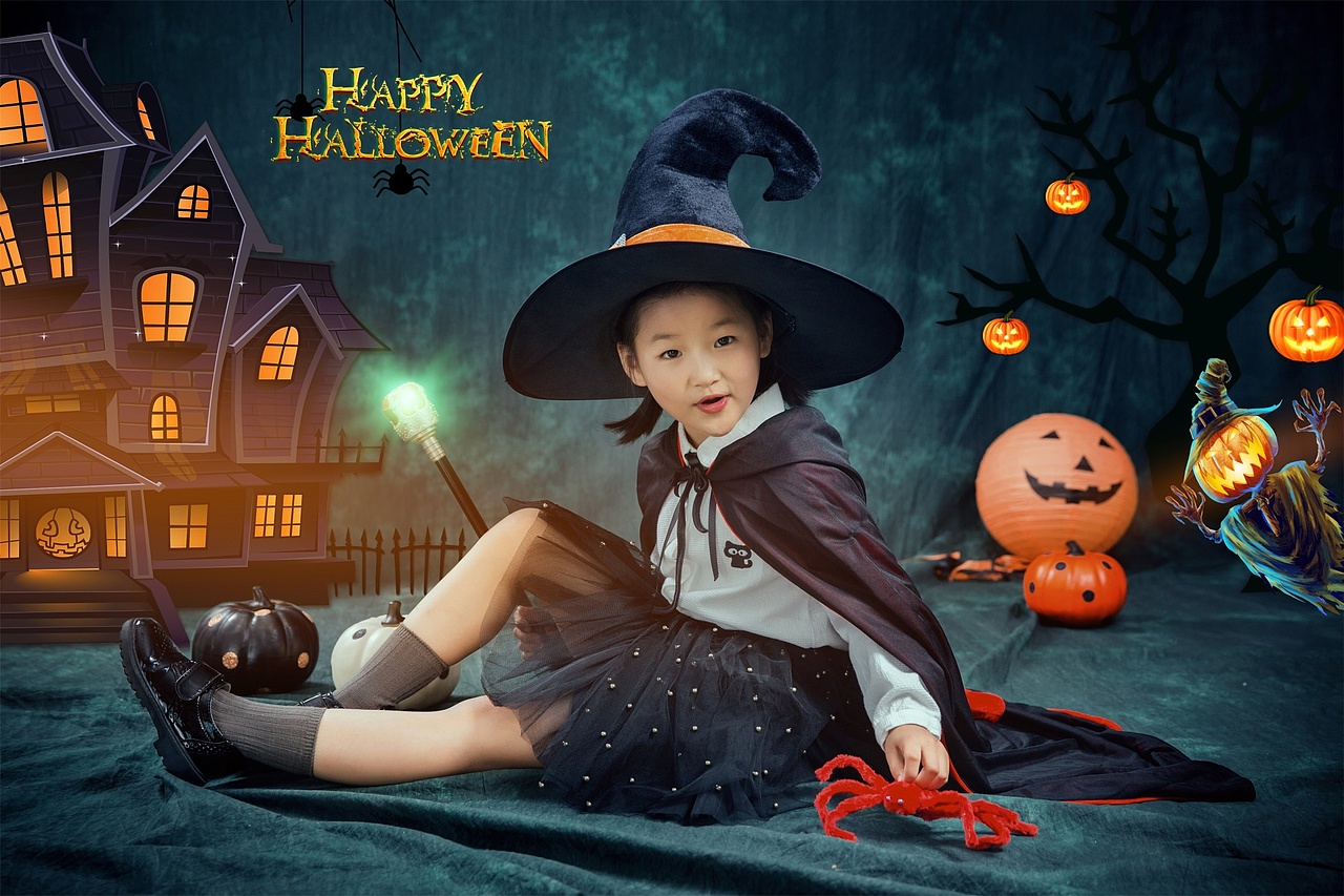 儿童摄影作品《小魔女琪琪kiki》