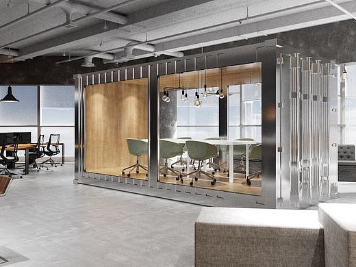 趣店37层工业风