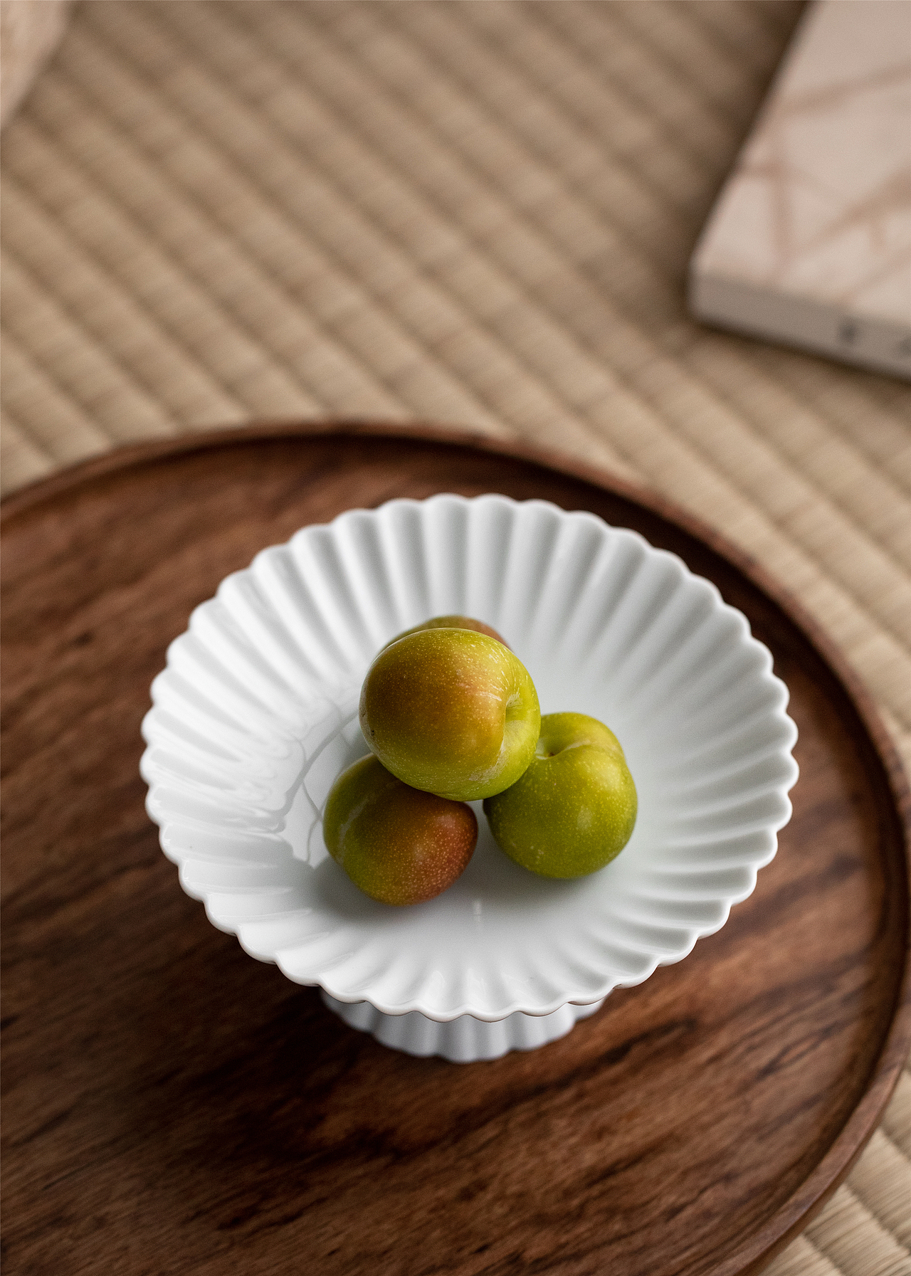 陶瓷茶点盘/茶道茶具配件/小果盘